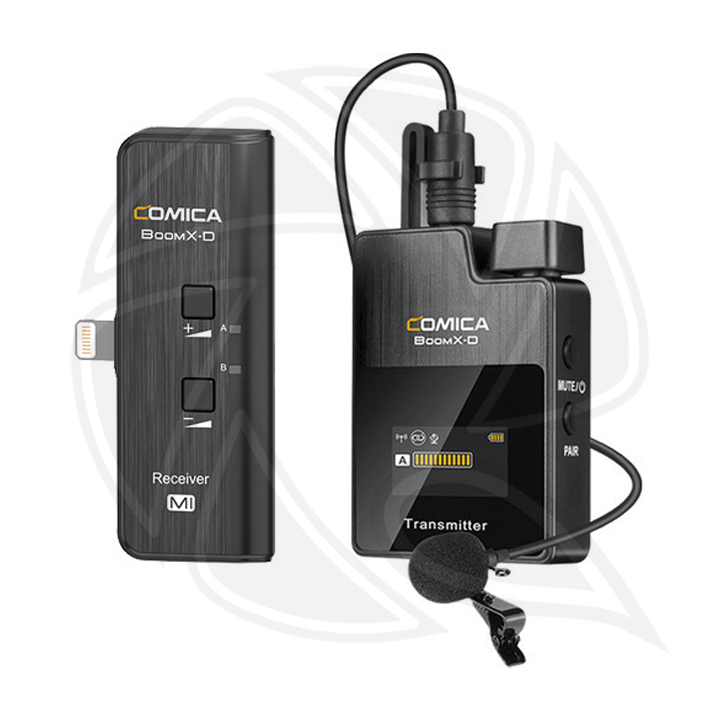COMICA Audio Boom X-D MI1 2.4G Digital Wireless Microphone System for Lightning