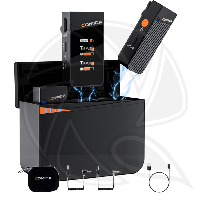 COMICA Vimo C3 2.4G Dual channel Mini Wireless Microphone