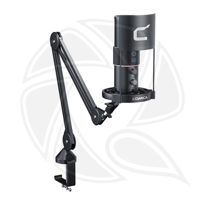 COMICA STA-U2A  RGB USB Condenser Microphone Kit (Black)