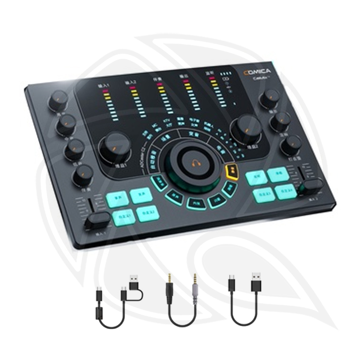 COMICA ADCaster C2 Audio Interface with Individual Control, Voice Changer, Customized Sound Pad and Bluetooth Connection