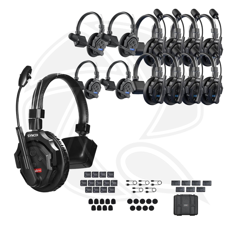 SYNCO Xtalk X13 Digital 2.4GHz 13-persin Full Duplex Wireless Intercom Head set System