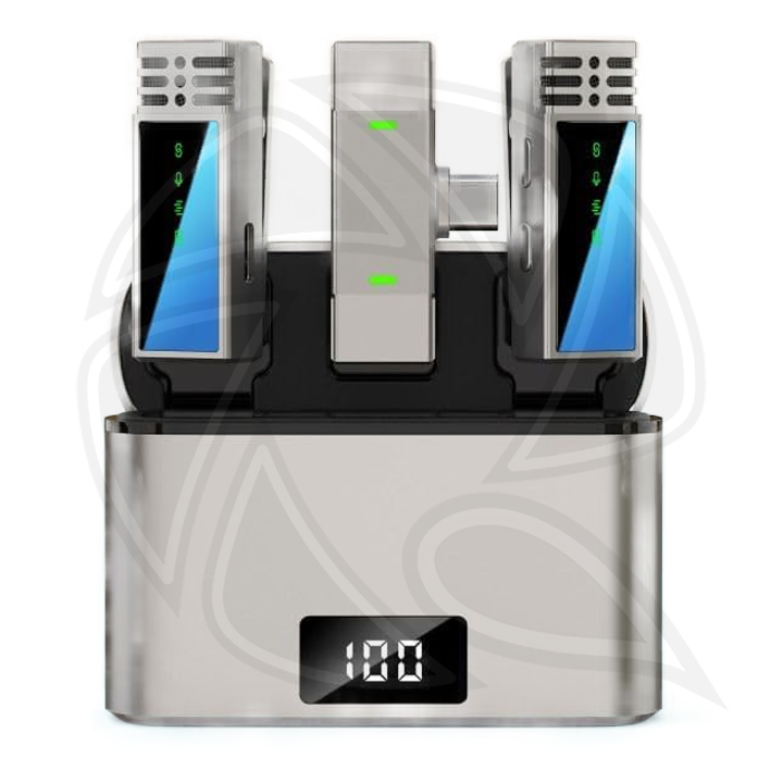 JMARY MW-15 Dual Wireless  Microphone for Type C  (Neck mic. Wireless)