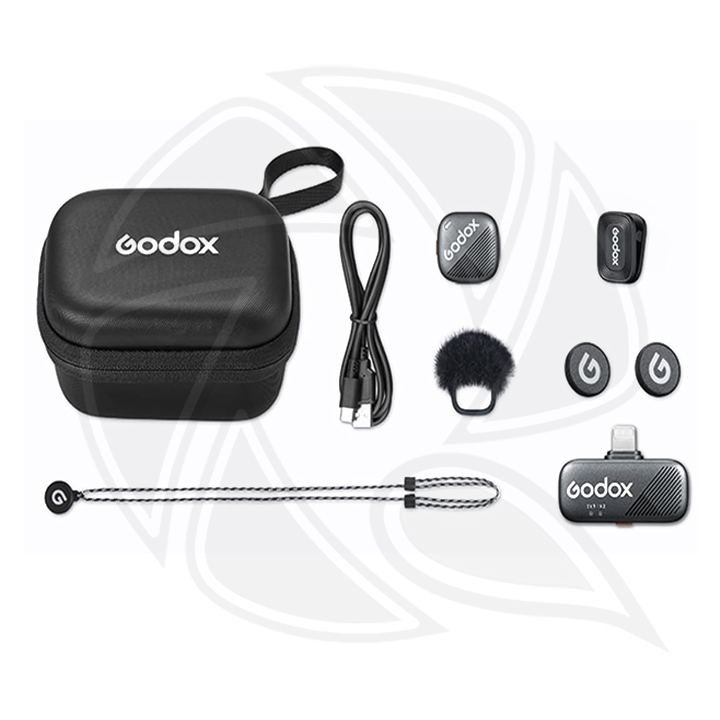 GODOX Cube-SL kit1 2.4G Wireless Lavalier Microphone Lightning