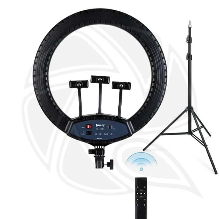 QPS-JMARY FM19RS Led Ring Light 47cm 60W with Stand