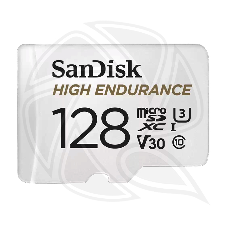 SanDisk High Endurance 128GB 100mb/s MICRO SDXC with Adapter
