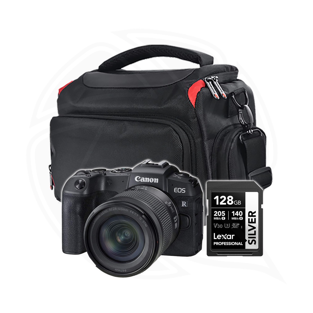 CANON EOS RP Full Frame Mirrorless Body with RF 24-105mm f4-7.1 IS STM with Memory Card &amp;  Bag