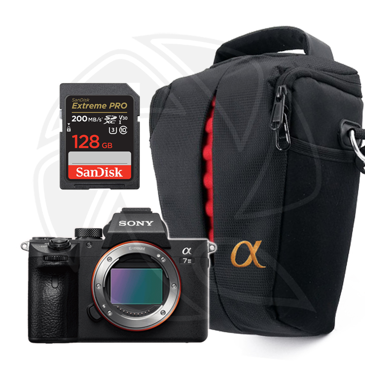 SONY a7III Mirrorless Digital Camera (Body Only) with Memory Card &amp; ConicalBag