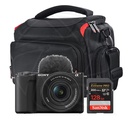 Sony ZV-E10 II Mirrorless Camera with 16-50mm Lens&amp; Memory Card&amp; Shoulder Bag
