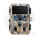 KF135.136 4K Trail Camera Dual Lens Starlight Night Vision 48MP WiFi Bluetooth Game Camera, 120° Detection 0.3s Trigger, IP66 Waterproof for Wildlife Monitoring