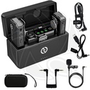 HOLLYLAND LARK MAX All-in-One Wireless Microphone System (2.4 GHz, Black) with neck mic wire (Neck mic. Wireless)