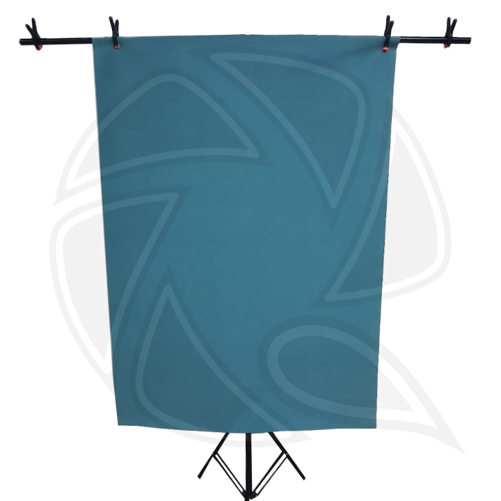 QPS- Background Bracket 200x200cm T-STAND with 100x138cm Thick Leather Background