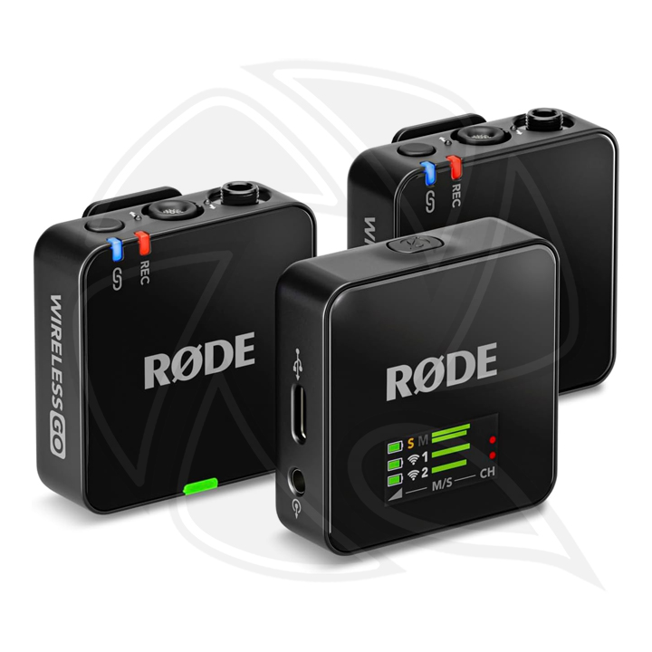 RODE Wireless GO III (Gen 3) Compact Wireless Microphone System All in One