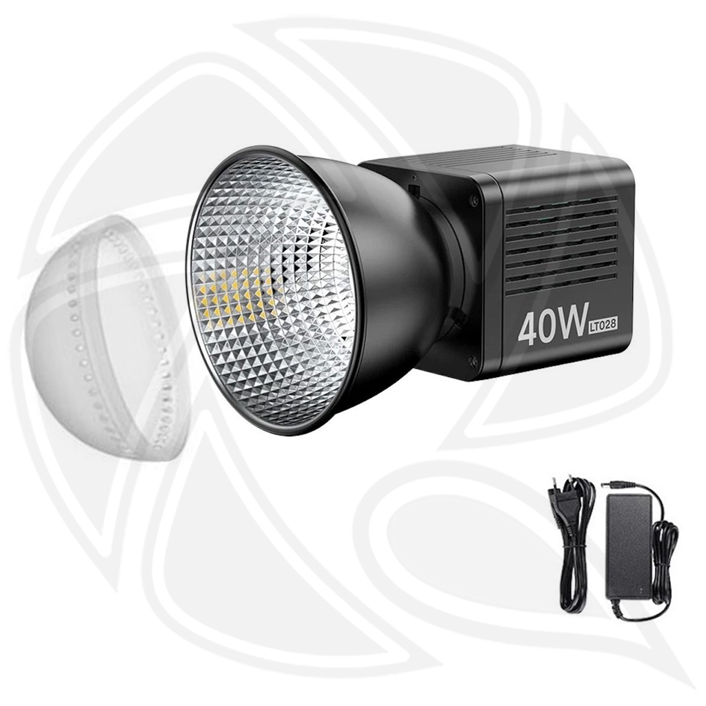 ULANZI LT028 Rechargeable Bi-Color COB Light 40W (L040GBBI)  with  power Adapter