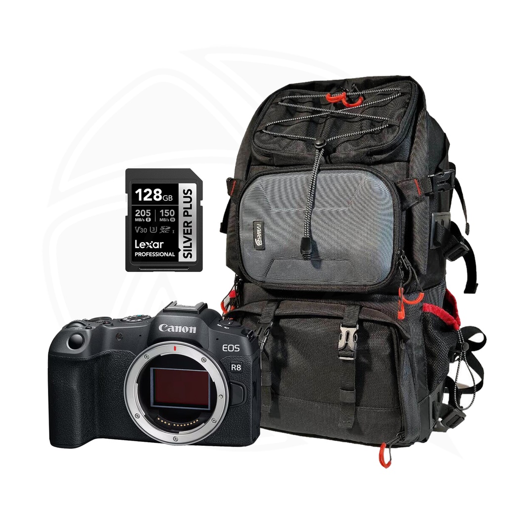 CANON EOS R8 Mirrorless Camera Body Only with Memory Card &amp;  Shoulder Bag 