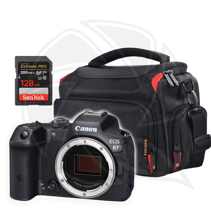 CANON EOS R7 Mirrorless Body Only &amp;  Memory Card &amp;Shoulder Bag