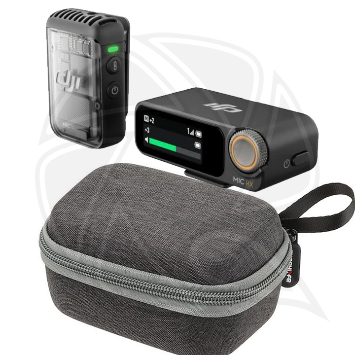 QPS-DJI Mic 2 Wireless Microphone Single Kit with Bag (Neck mic. Wireless)