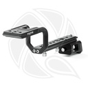 Tilta XLR Extension Bracket Compatible with Sony FX3 with XLR-H1 Top Handle-Black TA-T13-XLR-B