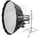 QPS- COLBOR CL120R Series RGB COB LED Video Light 120W with 85cm softbox &amp;Stand