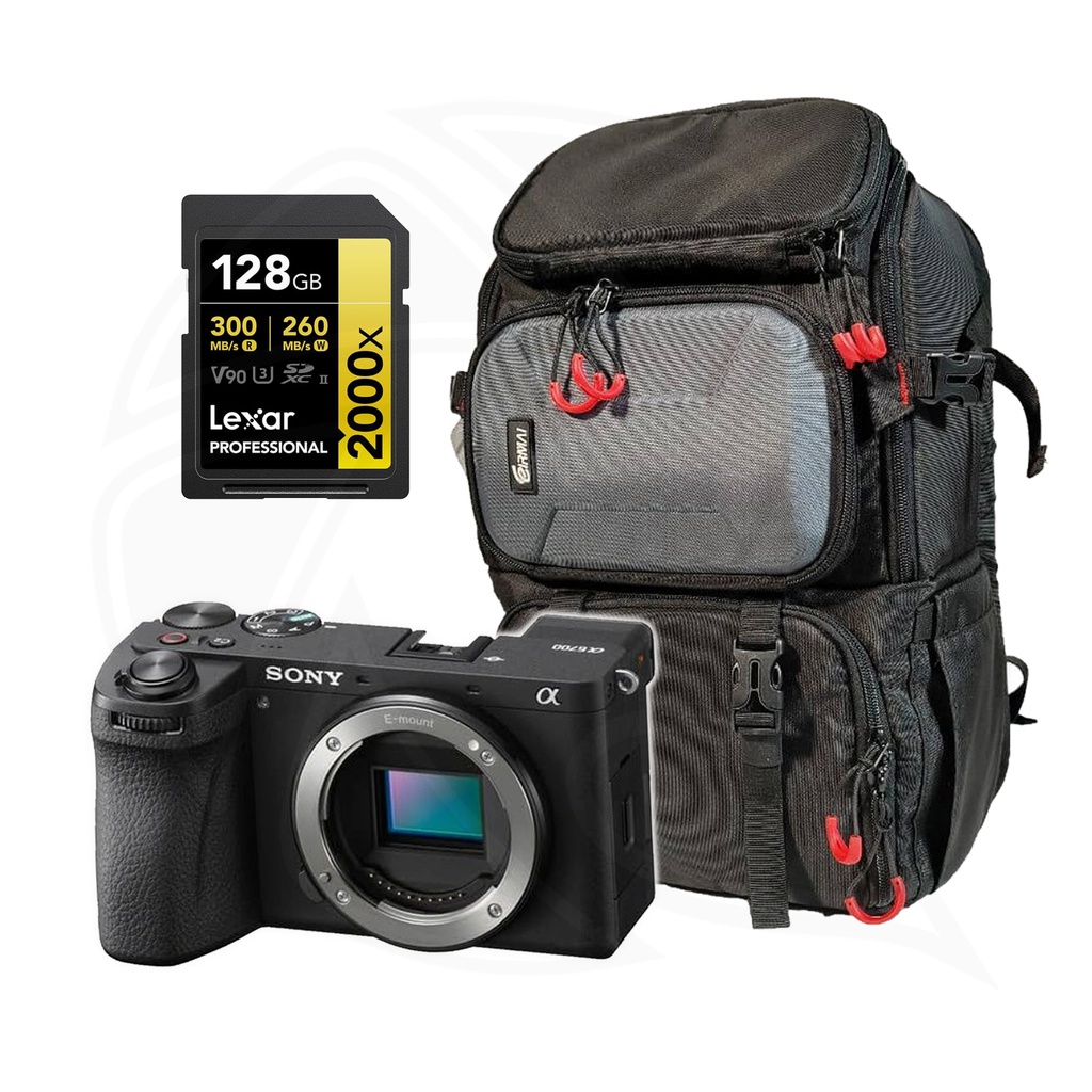 SONY Sony a6700 Mirrorless Camera APS-C (Body Only) with Memory Card&amp; BackBag