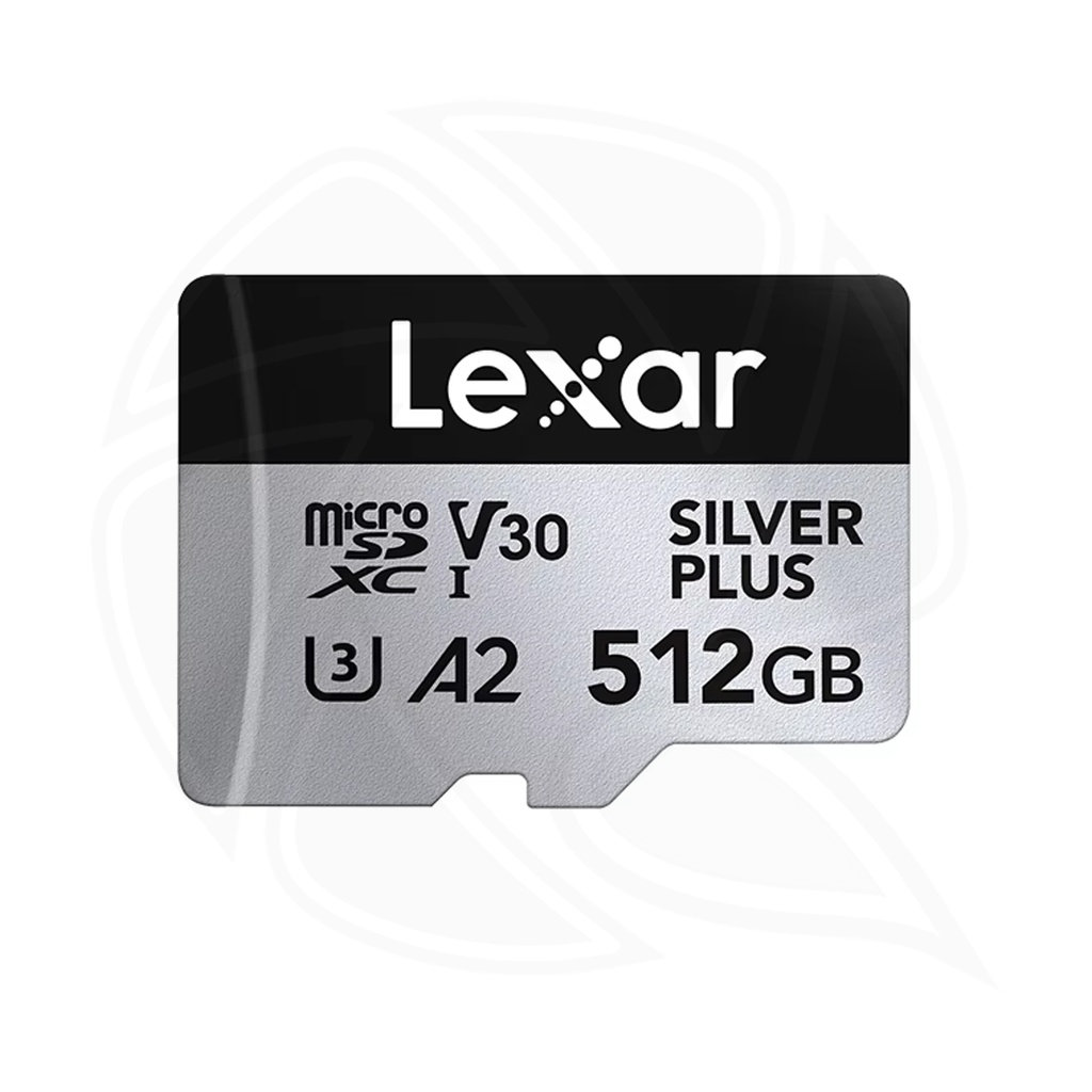 LEXAR 512GB Professional Silver Plus Micro SDXC-UHS-I 205MB/s read 150MB/s V30 4k  LLMSSIPL512G-BNANG