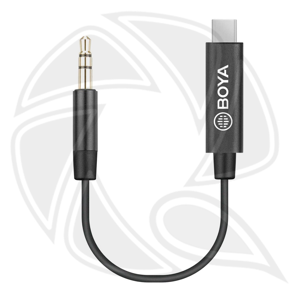 BOYA-BY-K2 3.5mm TRS (Male) to Type-C (Male) 29.5cm