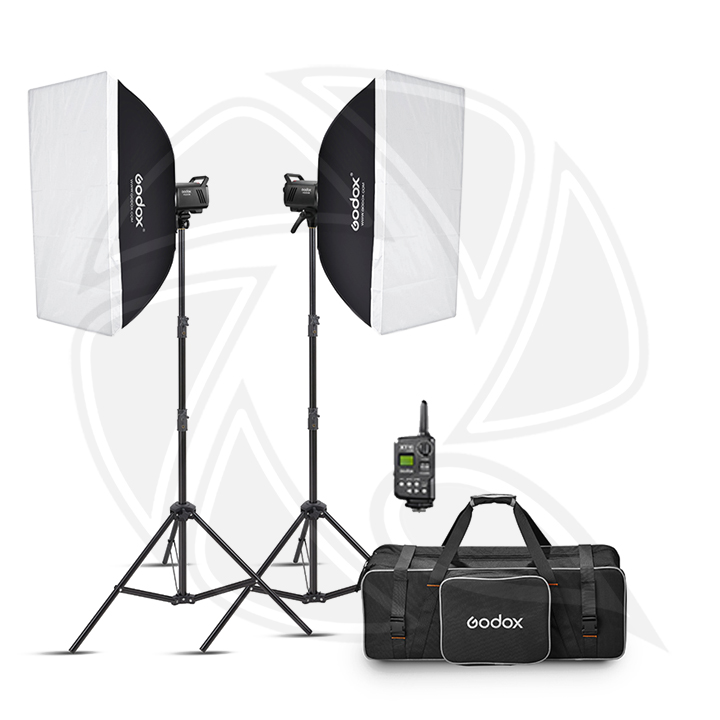 GODOX MS200-E 2KIT  Flash Studio Lighting