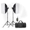 GODOX MS200-E 2KIT  Flash Studio Lighting