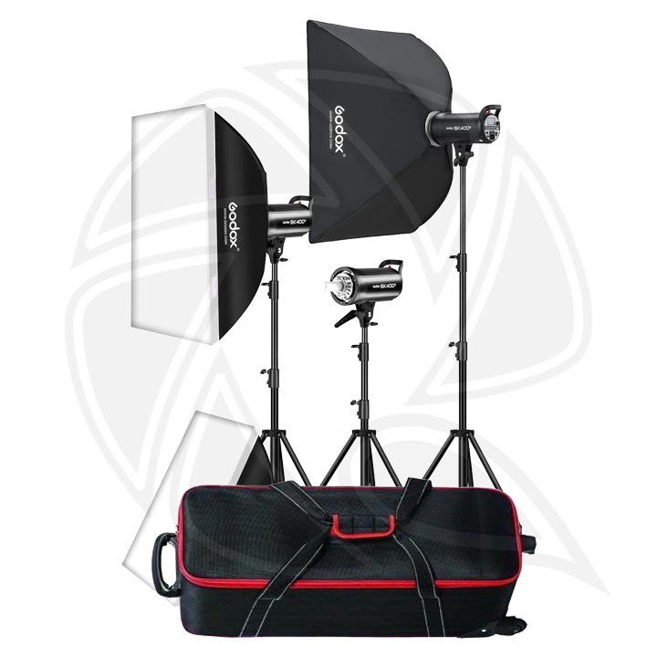 GODOX SK400II-D 3KIT Flash Light Studio