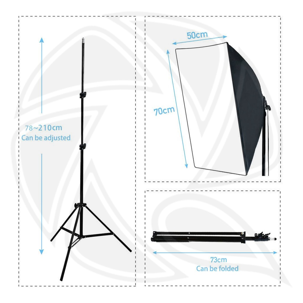 Soft Box Studio Fill Light Kit 50x70cm/ YC-RGXMM2