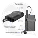 BOYA BY-WM4 PRO-K6 Two-Person Digital Wireless Omni Lavalier Microphone System for USB-C Devices (2.4 GHz)