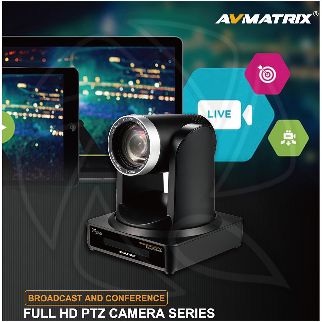 AVMATRIX PTZ2870 Full HD PTZ Camera (20x Optical Zoom)