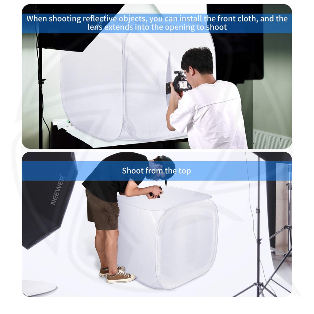 GODOX- 60x60 Photo Light Tent Diffusion Soft Box with  Colors Backdrops