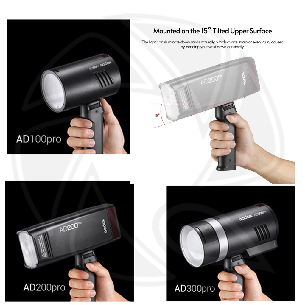 GODOX- FG-100 Flash Grip for AD100pro, AD200pro, and AD300pro