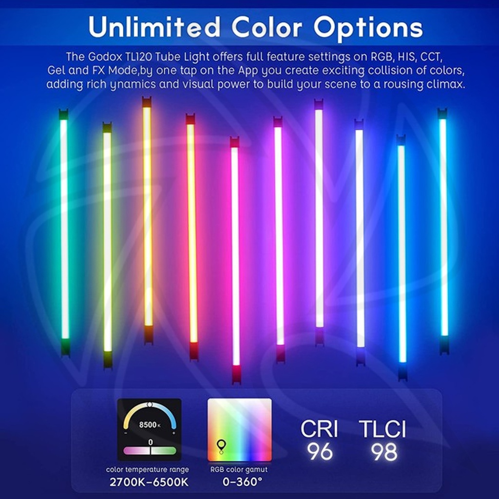 GODOX TL120 RGB Tube 4-Light Kit