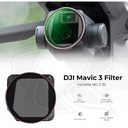 K&amp;F Concept DJI MAvic3, Variabke Nd2-32 lens filter Full HD Single Side High transmittance green coating, waterproof and anti-scratch