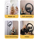 JMARY- FM-19RS RING LIGHT (48cm) with MT75 Stand