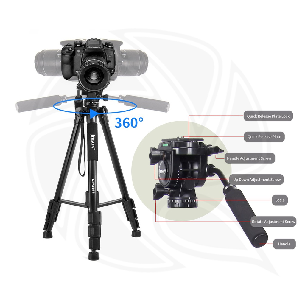 JMARY- KP2599 Professional Camera Tripod Stand