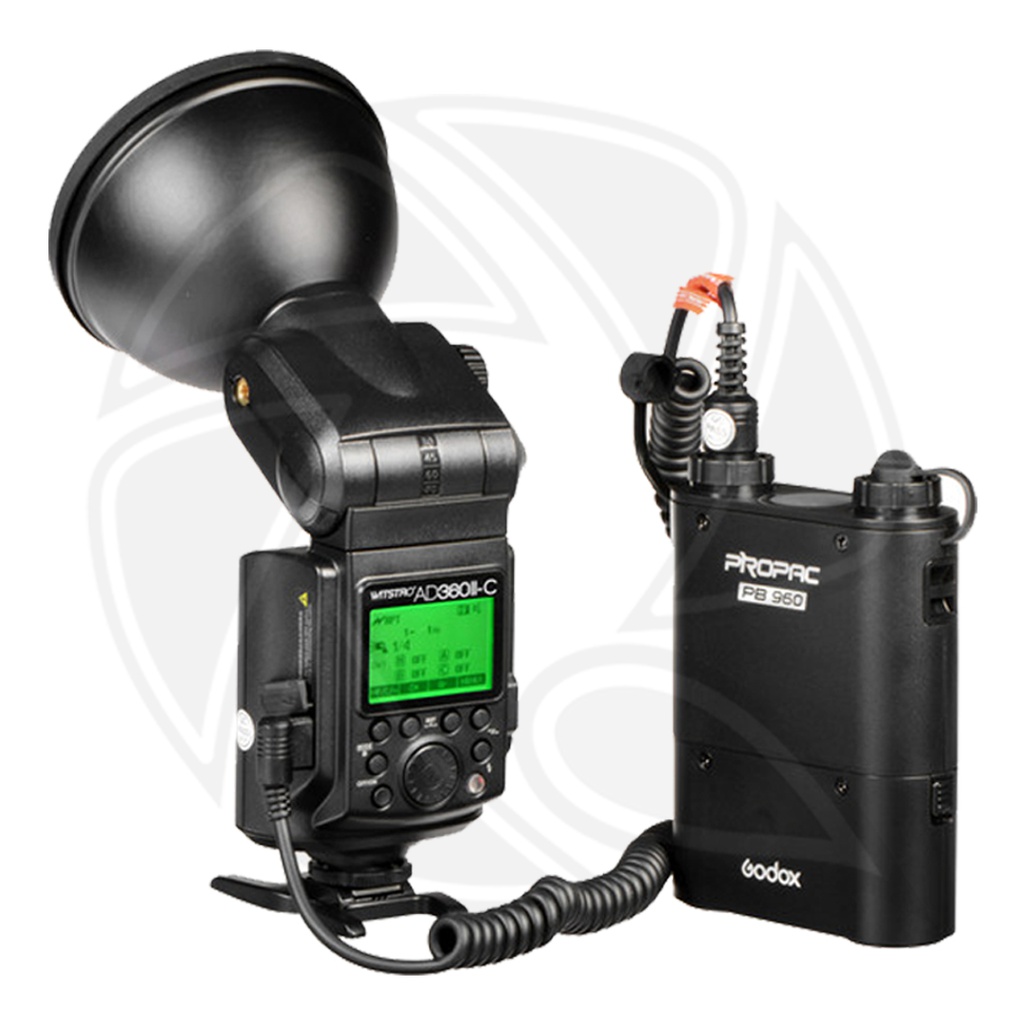 Godox AD360II-C WITSTRO TTL Portable Flash with Power Pack Kit for Canon Cameras