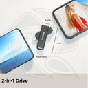 SANDISK  IXPAND FLASH DRIVE LUXE 64GB USB-C - IOS (for iphone , ipad, Mac )