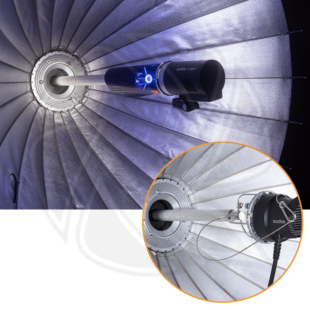 Godox Parabolic P128 Parabolic Light Focusing System Kit 120cm