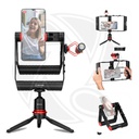 Multifunctional Smartphone Video Kit with LED Webcasting Ambient Light