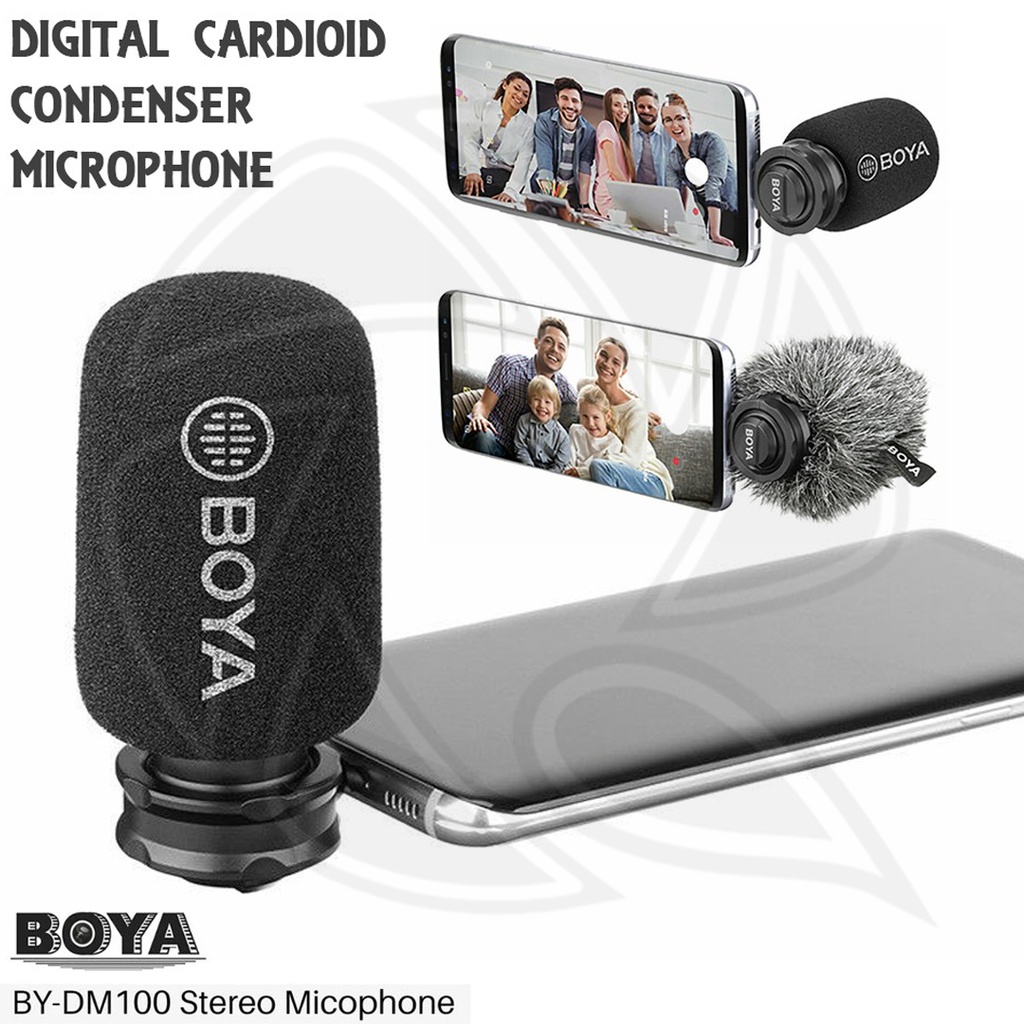 BOYA-BY-DM100OP Condenser Microphone Type-C Plug