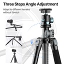 ULANZI MT-59 1.7m ALLOY HIGH ANGLE SHOT TRIPOD