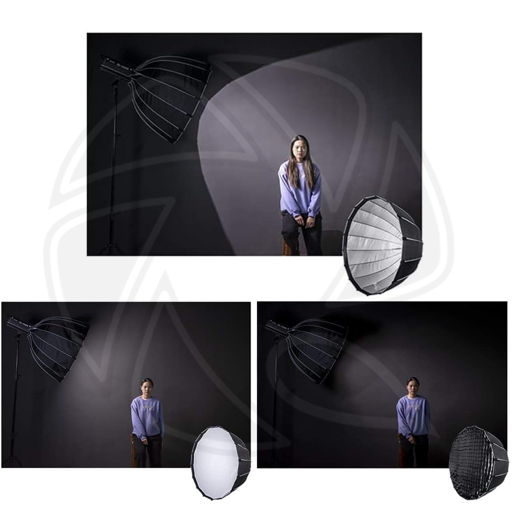 LIFE OF PHOTO EZ-PRO WIDE ANGLE BEAUTY DISH SOFTBOX WITH GRID 70cm