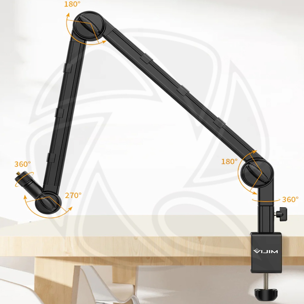 Multifunction Desk Setup Stand with Tripod mount &amp; Magnetic Fill Light