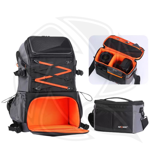 KF13. 107 Waterproof Backpack, Large Size for DSLR Cameras