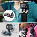 DJI Action Camera Strap Holder Clips Compatible with OSMO Action 4, DJI Action 3, GoPro Hero 12/11/10/9, DJI OSMO Pocket 2 OSMO Action Gimbal Accessories