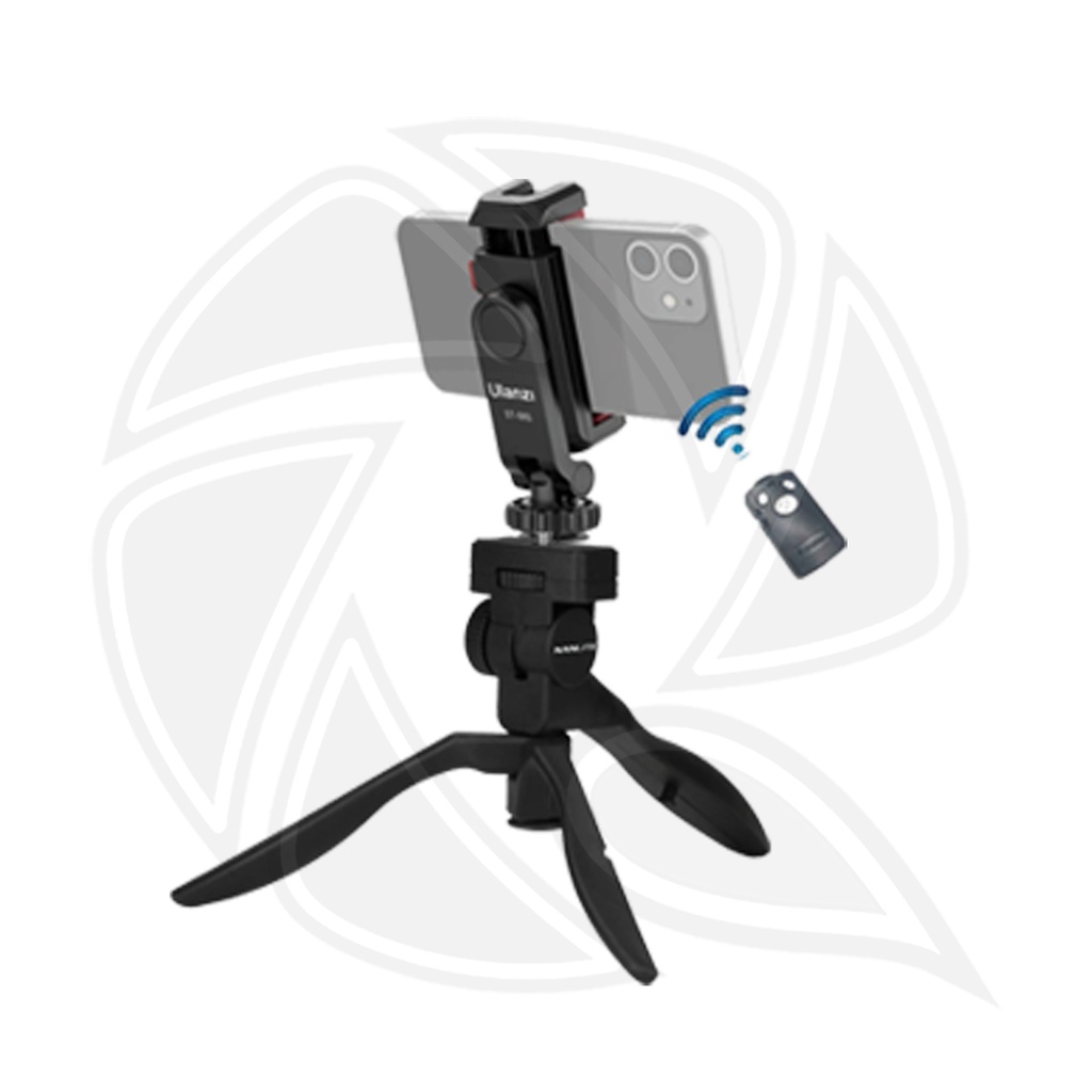 QPS- Mini Tripod &amp; Hand grip with Phone Holder &amp; Remote Control Selfie Stick