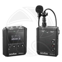 GODOX WMicS2 KIT1 UHF Compact Wireless Microphone System for Cameras &amp; Smartphones with 3.5mm (514 to 596 MHz) (Neck mic. Wireless)