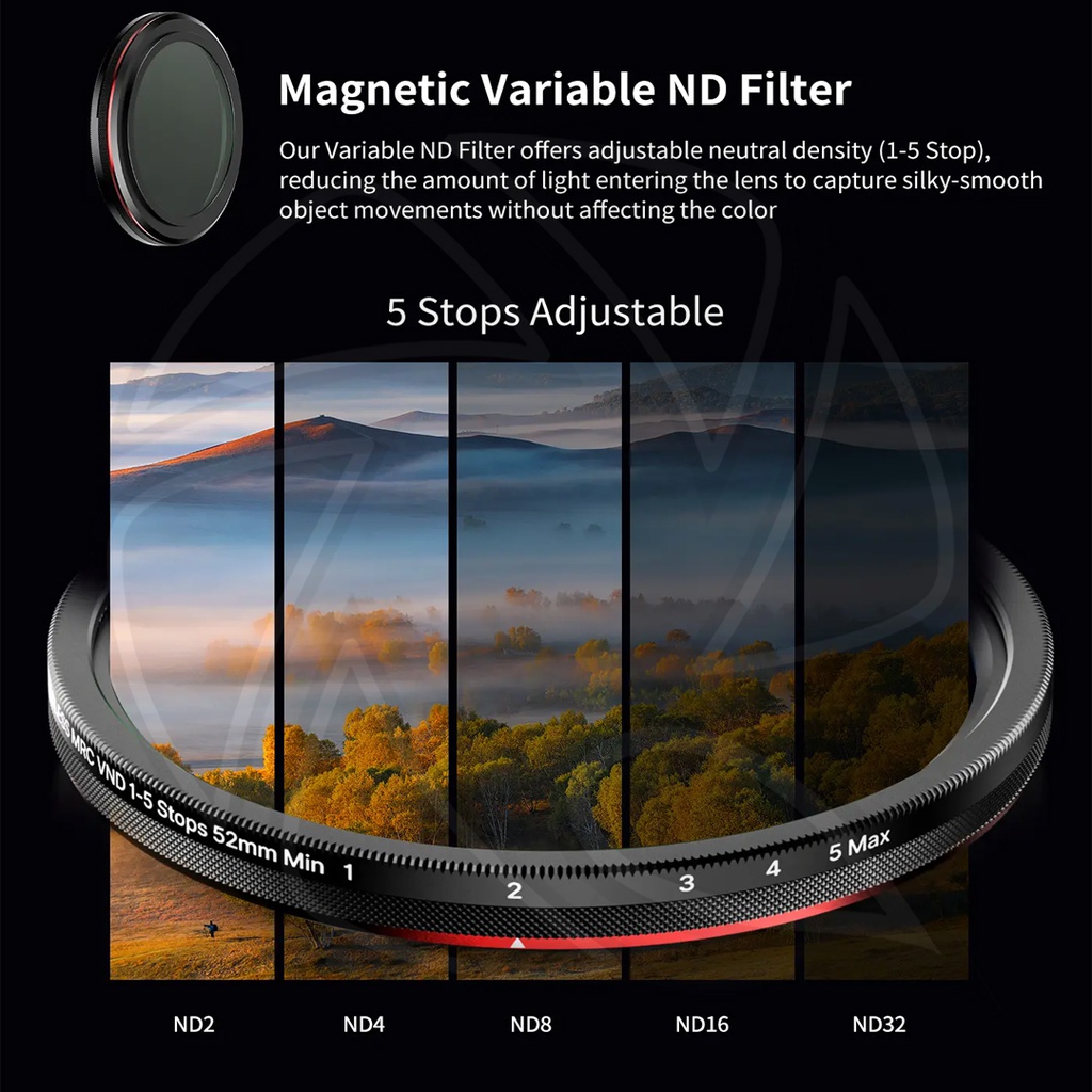 ULANZI  HP-013 52mm MagFilter Magnetic Filter Kit For Smartphones (M012GBB1)